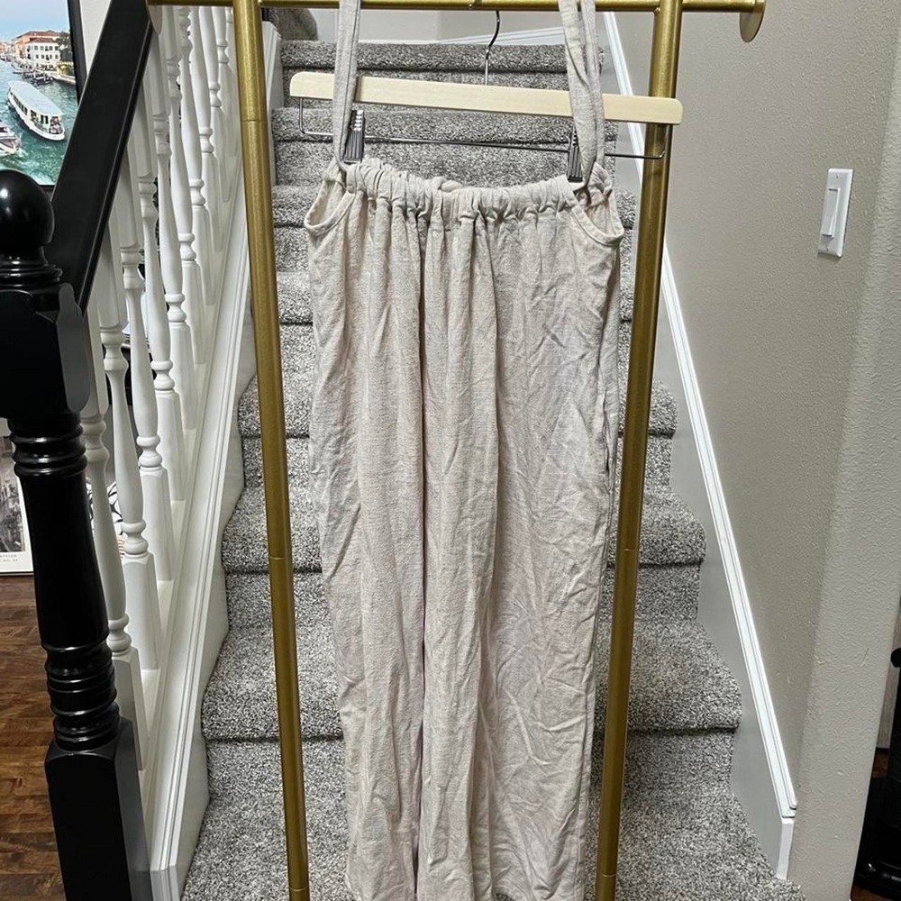 Linen blend jumpsuit boho fisherman hippei prairie
